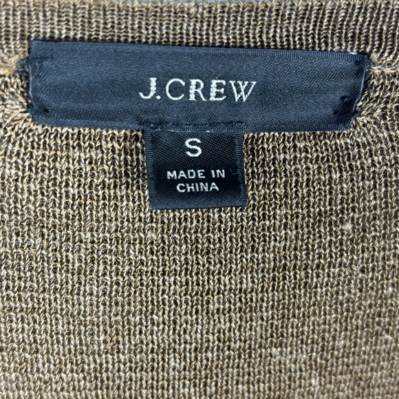 J Crew Juliette Women Duster Cardigan Sweater Blazer Sz S Linen Business City - Picture 8 of 12